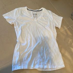 Nike Drifit white tee size large